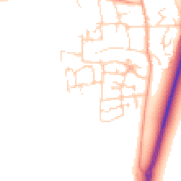 Daytime road noise heatmap for MK45 4GR