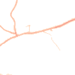 Daytime road noise heatmap for MK45 4GW