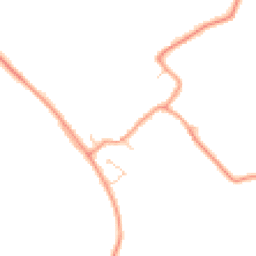 Daytime road noise heatmap for MK45 4HY