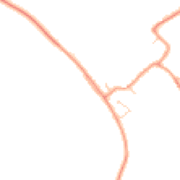 Daytime road noise heatmap for MK45 4JJ