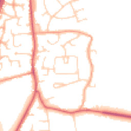 Daytime road noise heatmap for MK45 4PD