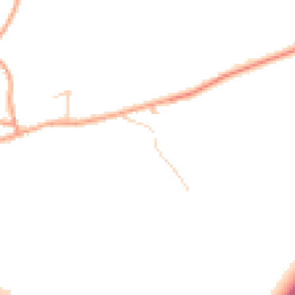 Daytime road noise heatmap for MK45 4SS