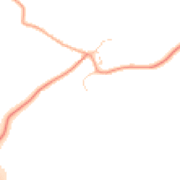 Daytime road noise heatmap for MK45 5AX