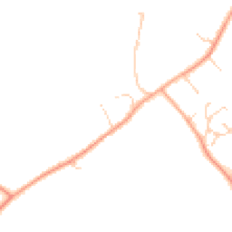 Daytime road noise heatmap for MK45 5FB