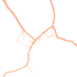 Daytime road noise heatmap for MK45 5HA