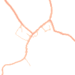 Daytime road noise heatmap for MK45 5HL