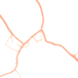 Daytime road noise heatmap for MK45 5HN