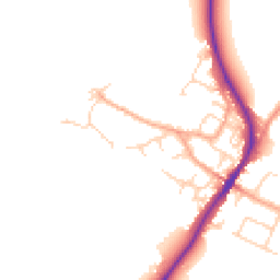 Daytime road noise heatmap for MK45 5LS
