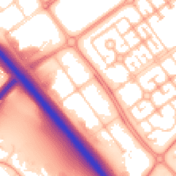 Daytime road noise heatmap for MK6 1BW