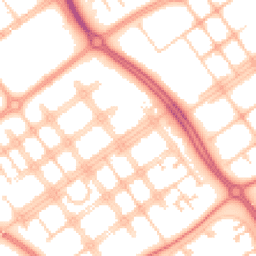 Daytime road noise heatmap for MK6 2AA