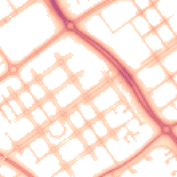 Daytime road noise heatmap for MK6 2AB