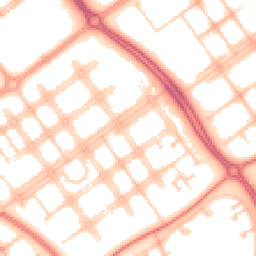 Daytime road noise heatmap for MK6 2AN