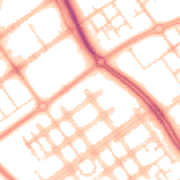 Daytime road noise heatmap for MK6 2AX