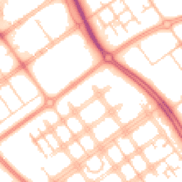 Daytime road noise heatmap for MK6 2BD