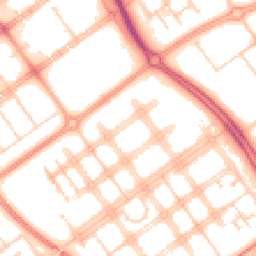 Daytime road noise heatmap for MK6 2BL