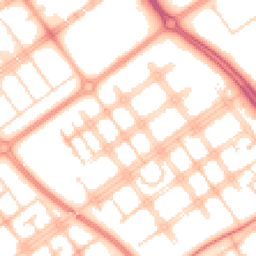 Daytime road noise heatmap for MK6 2BP