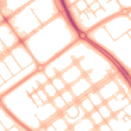 Daytime road noise heatmap for MK6 2BW