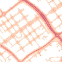 Daytime road noise heatmap for MK6 2BX
