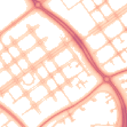 Daytime road noise heatmap for MK6 2BY