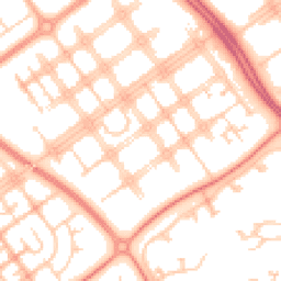 Daytime road noise heatmap for MK6 2DE