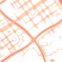 Daytime road noise heatmap for MK6 2JF