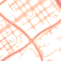 Daytime road noise heatmap for MK6 2JG