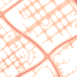Daytime road noise heatmap for MK6 2JL