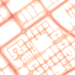 Daytime road noise heatmap for MK6 2JY