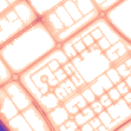 Daytime road noise heatmap for MK6 2NL