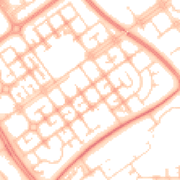 Daytime road noise heatmap for MK6 2NN