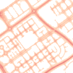 Daytime road noise heatmap for MK6 2PY