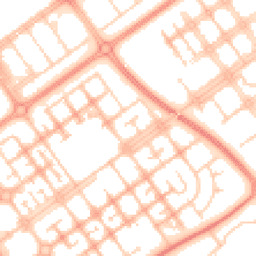 Daytime road noise heatmap for MK6 2QE