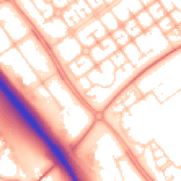 Daytime road noise heatmap for MK6 2TQ