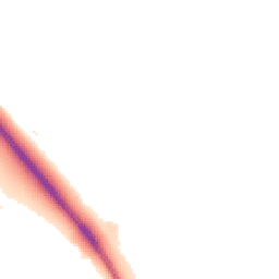 Night-time road noise heatmap for MK6 2TQ