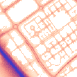 Daytime road noise heatmap for MK6 2XQ