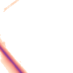 Night-time road noise heatmap for MK6 2XQ