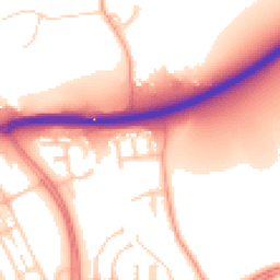 Daytime road noise heatmap for MK6 3BJ