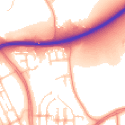 Daytime road noise heatmap for MK6 3BQ