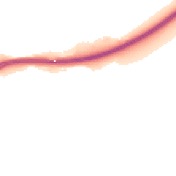 Night-time road noise heatmap for MK6 3BQ