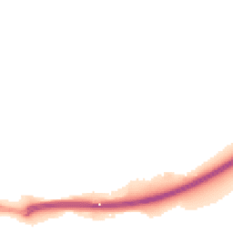 Night-time road noise heatmap for MK6 3BW