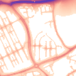 Daytime road noise heatmap for MK6 3DJ