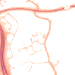 Daytime road noise heatmap for MK6 3EE