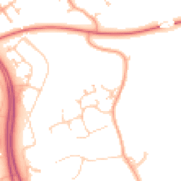 Daytime road noise heatmap for MK6 3EL