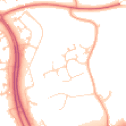 Daytime road noise heatmap for MK6 3EN