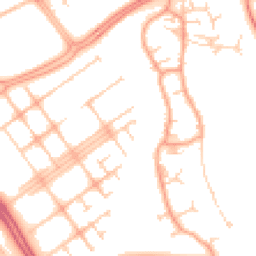 Daytime road noise heatmap for MK6 3EY