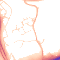 Daytime road noise heatmap for MK6 3EZ