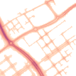 Daytime road noise heatmap for MK6 3HH