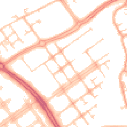 Daytime road noise heatmap for MK6 3HS