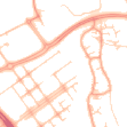 Daytime road noise heatmap for MK6 3JN