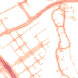 Daytime road noise heatmap for MK6 3JR